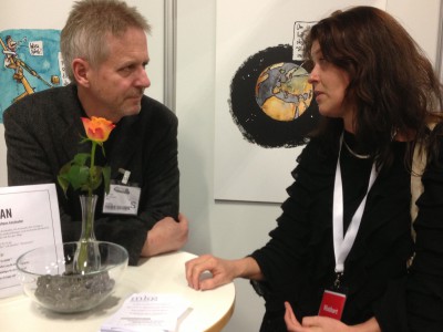 Slutförvarsdiskussion i MKG:s monter på Socialdemokraternas kongress 2013